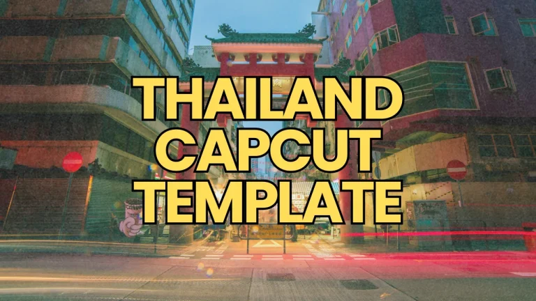 healing thailand capcut template